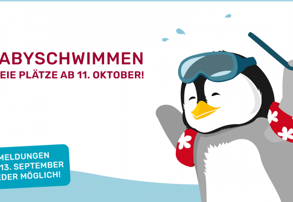 Freie Plätze beim Baby- und Kleinkindschwimmen ab 11.10.2021!