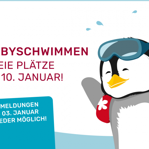 Freie Plätze beim Baby- und Kleinkindschwimmen ab 10.01.2022!