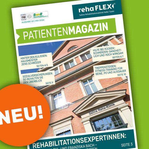 Patientenmagazin Halle Nr. 60 Neue Ausgabe unseres Patienten-Magazins erschienen (Nr. 60)
